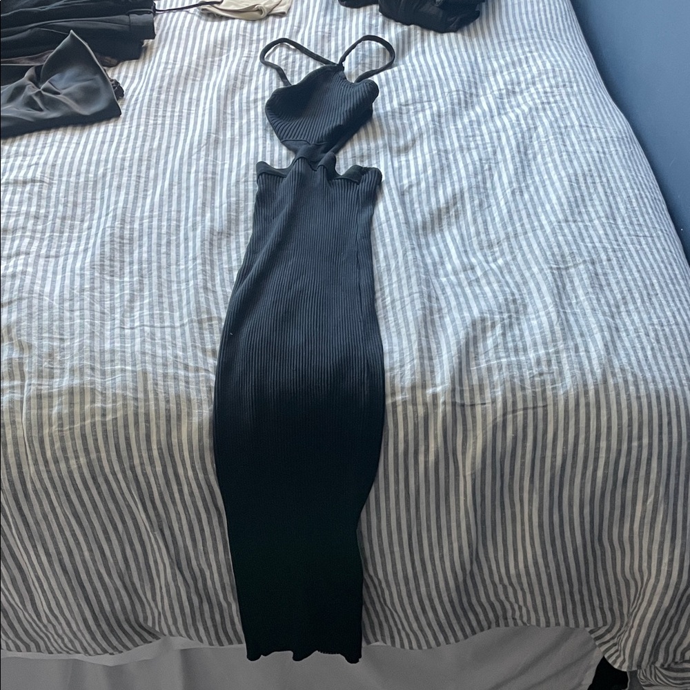 Zara Black Strapless Dress